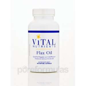   Flax Oil Caps 1g (Organic) 100 Capsules