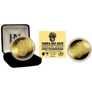  Tampa Bay Rays 2008 MLB American League Champions 24KT 