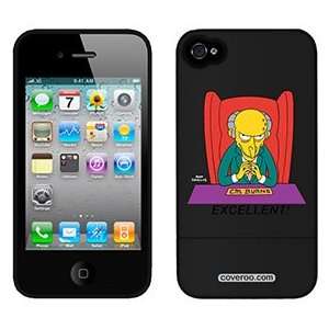  Mr Montgomery Burns The Simpsons on Verizon iPhone 4 Case 