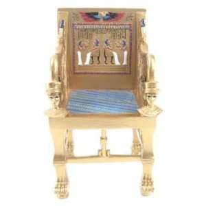  Gold Egyptian Royalty Chair