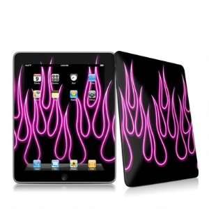  DecalGirl IPAD NFLAMES PNK iPad Skin   Pink Neon Flames 