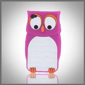   Owl flexible silicone soft skin case cover for Apple iPhone 4 4G 4S