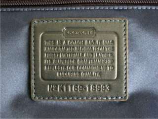 NWT Coach 18993 Indigo Blue Denim Signature Poppy Glam Tote Bag ~ GIFT 