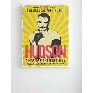 personalized vintage boxer wall art 