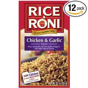Rice A Roni Chicken & Garlic, 5.9 Ounce Grocery & Gourmet Food