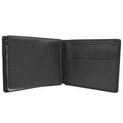 Geoffrey Beene Mens Leather Bi fold Wallet  