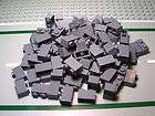 100 Brand New Lego Dark Grey Bricks 1 x 2 x 1