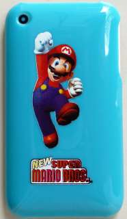 New Super Mario Bros blue iPhone Cover Case Skin Shell  