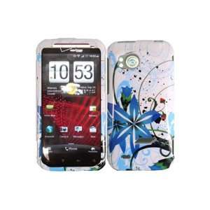 HTC 6425 Rezound / Vigor Graphic Case   Blue Splash (Package include a 