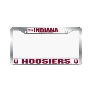  Indiana Hoosiers Chrome License Plate Frame *SALE* Sports 