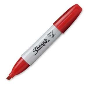 Sharpie Marker, Chisel Tip, Red   MRKR, SHARPIE CHSL RD UPC(sold in 