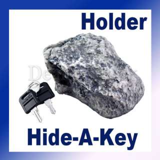 Rock Hide Key Stone Safe Hidden Outdoor holder Garden  