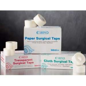  Caring® Surgical Cloth Tape, LATEX FREE, 1 X 10Yards 