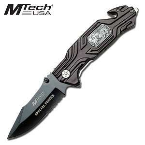  MTech Knives 538SF Special Forces   Part Serrated Rescue 