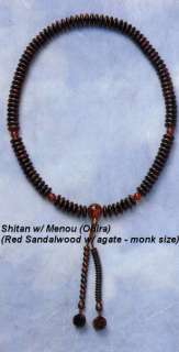 Tendai JUZU Buddhist beads for monk Red sandalwood  