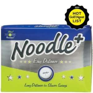  Noodle+ Easy Distance Golf Balls   12 pack Sports 