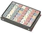 dominoes Double Six Ivory/Spinner OVERSIZE Free Ship