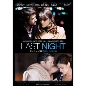  Last Night Poster Movie German (27 x 40 Inches   69cm x 