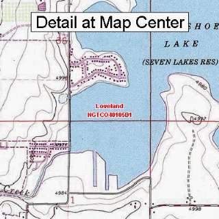   Map   Loveland, Colorado (Folded/Waterproof)