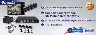   CCTV Security Surveillance DVR Camera System 1TB SKU# DVR DK1683 1TB