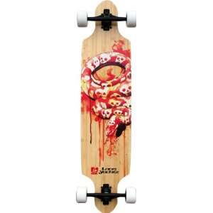  Lyz Bamboo Drop Carve Complete 9.75x39.2 Red Skateboarding 