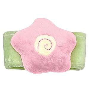   sprouts by i play Organic Velour Wrist Rattle   Flower Toys & Games