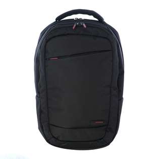    Olympia Boston Black 17.5 inch Laptop Backpack 
