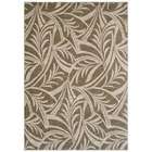   Rugs Home Nylon Abstracted Light Green Leaf Rug   Size 79 x 1010