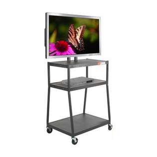Balt Wide Body Flat Panel TV Cart Black W/O Cabinet 67 H x 32 W at 