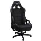Corbeau CR1 Black Micro Suede Office Chair