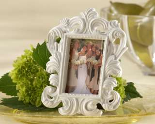  Baroque White Elegant Photo Frames Place Card Holders Wedding Favors