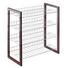 Kennedy Home Collections 4 Tier Mahogany Shoe Rack 4114 MAH by Kennedy 