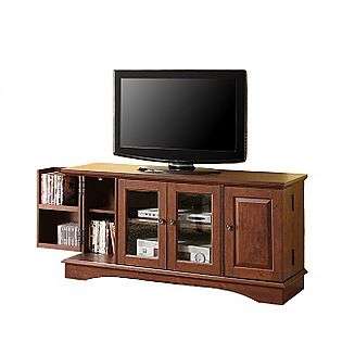 52 in. Solid Wood TV Console with Drawers  Walker Edison For the Home 