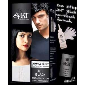 Splat Hair Color Complete Kit,Jet Black,1 Application
