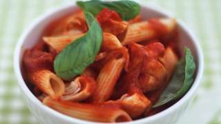 Chicken with penne pasta   A quick fix meal for mums to be