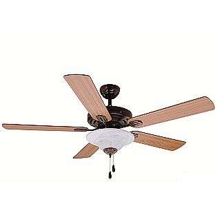 52in Tri Mount Antique Copper Ceiling Fan with Remote  Essential Home 