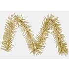   10 Sparkling Champagne Tinsel Artificial Christmas Garland   Unlit