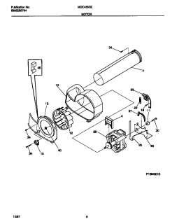 UNIVERSAL/MULTIFLEX (FRIGIDAIRE) Electric dryer Wiring diagram Parts 