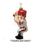   Decor Pack of 5 MLB San Diego Padres Glass Batter Christmas Ornaments