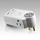 Aluratek New Mini Surge Dual USB Charging Station Foldable Plug For 