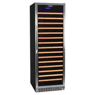    In or Free Standing Wine Cooler   Black/Stainless Steel 