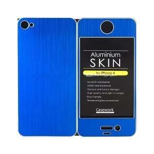    Aluminum Skin Sticker for iPhone 4G Cell Phones & Accessories