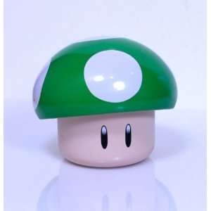 New Super Mario Brothers Green Mushroom Candy Tin [Apple Sours]  Toys 