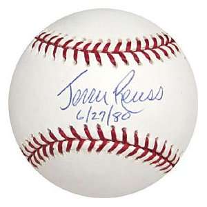 Jerry Reuss 6/27/80 Autographed / Signed Baseball