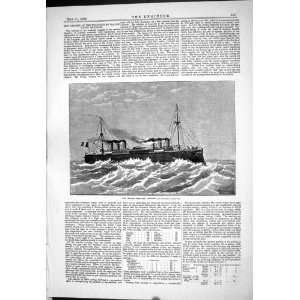  Engineering 1883 Italian Ironclad Ship Lepanto