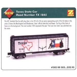  MicroTrains Z State of the Union Series   Texas   40 Box 