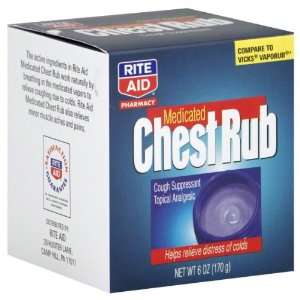  Rite Aid Chest Rub, 6 oz