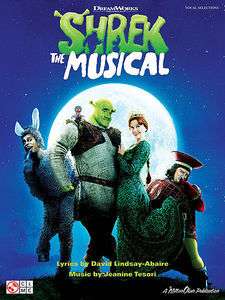 Shrek   The Musical   Piano Vocal Selections Song Book  