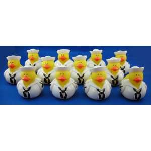  1 Dozen Navy Rubber Duckies Party Favor 