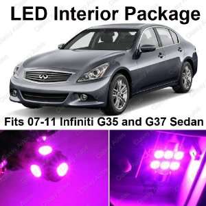 Infiniti G35 or G37 PINK Interior LED Package (9 Pieces)